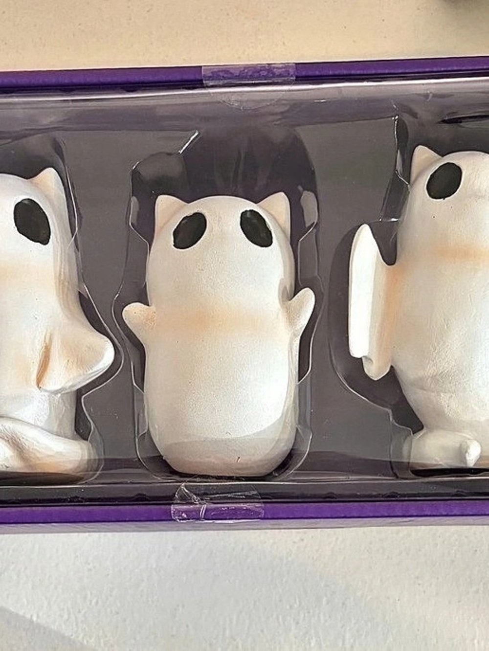 Martha Stewart Seasonal Decor Ghost Set 3-Piece Ghost Set NWT